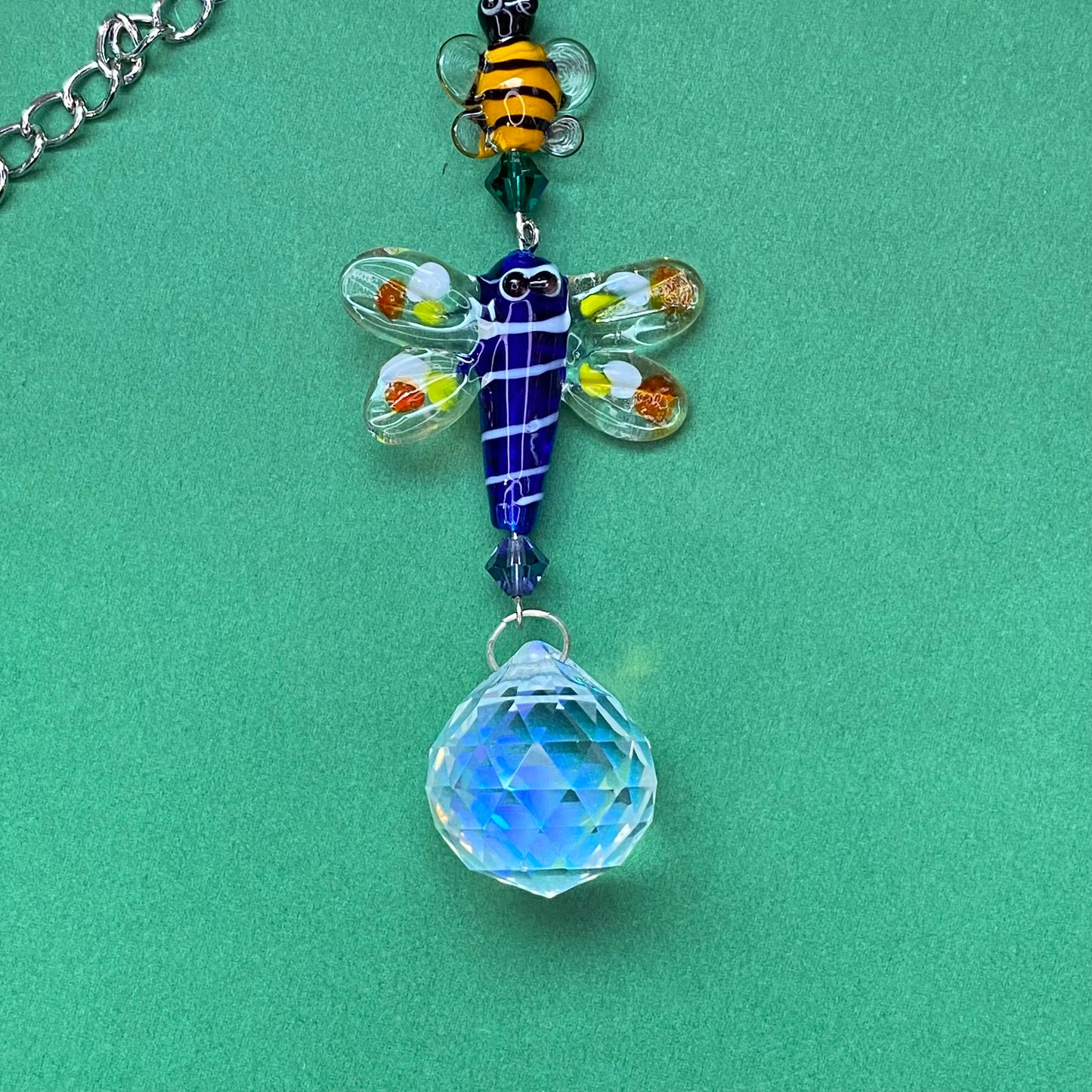 Garden bugs parade Sun catcher, spring decor