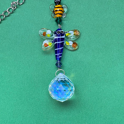 Garden bugs parade Sun catcher, spring decor