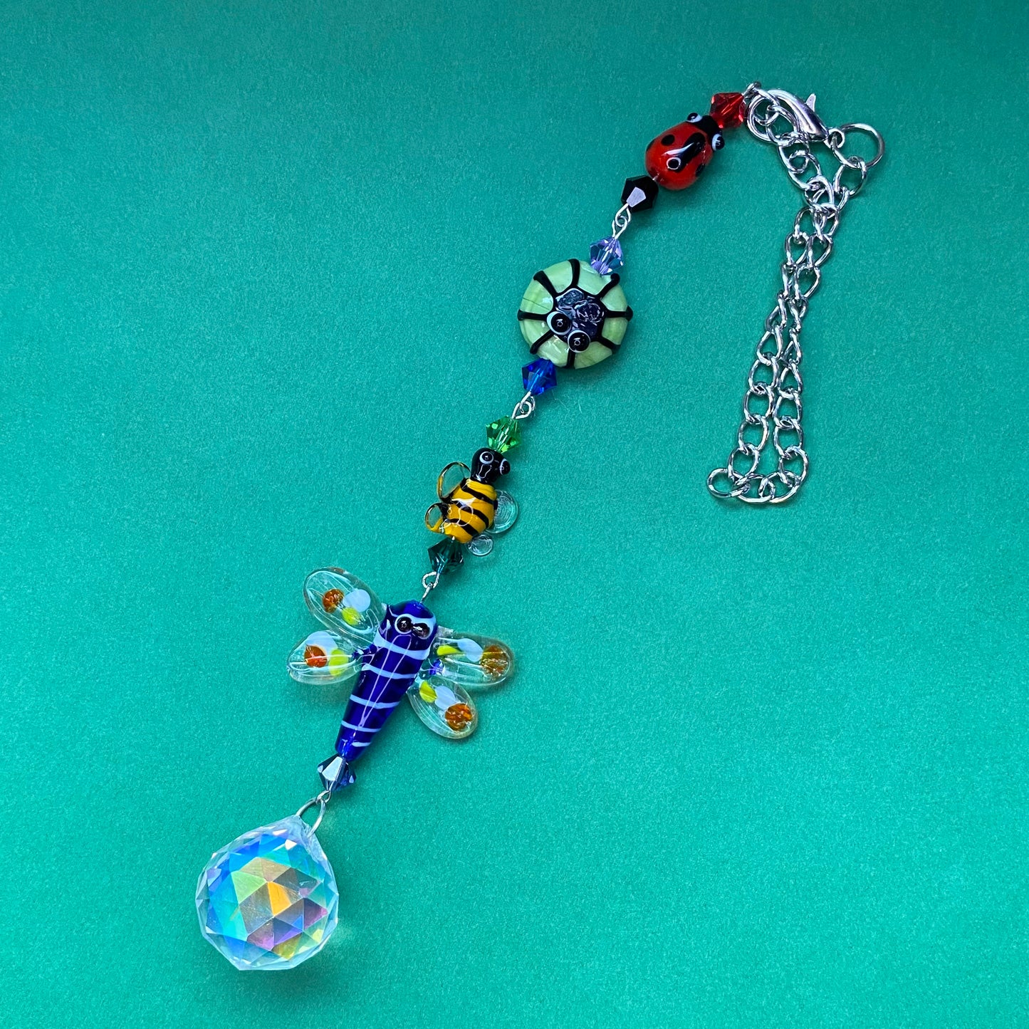 Garden bugs parade Sun catcher, spring decor