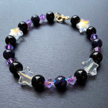 Minecraft Endermen inspired Bracelet, earrings are optional