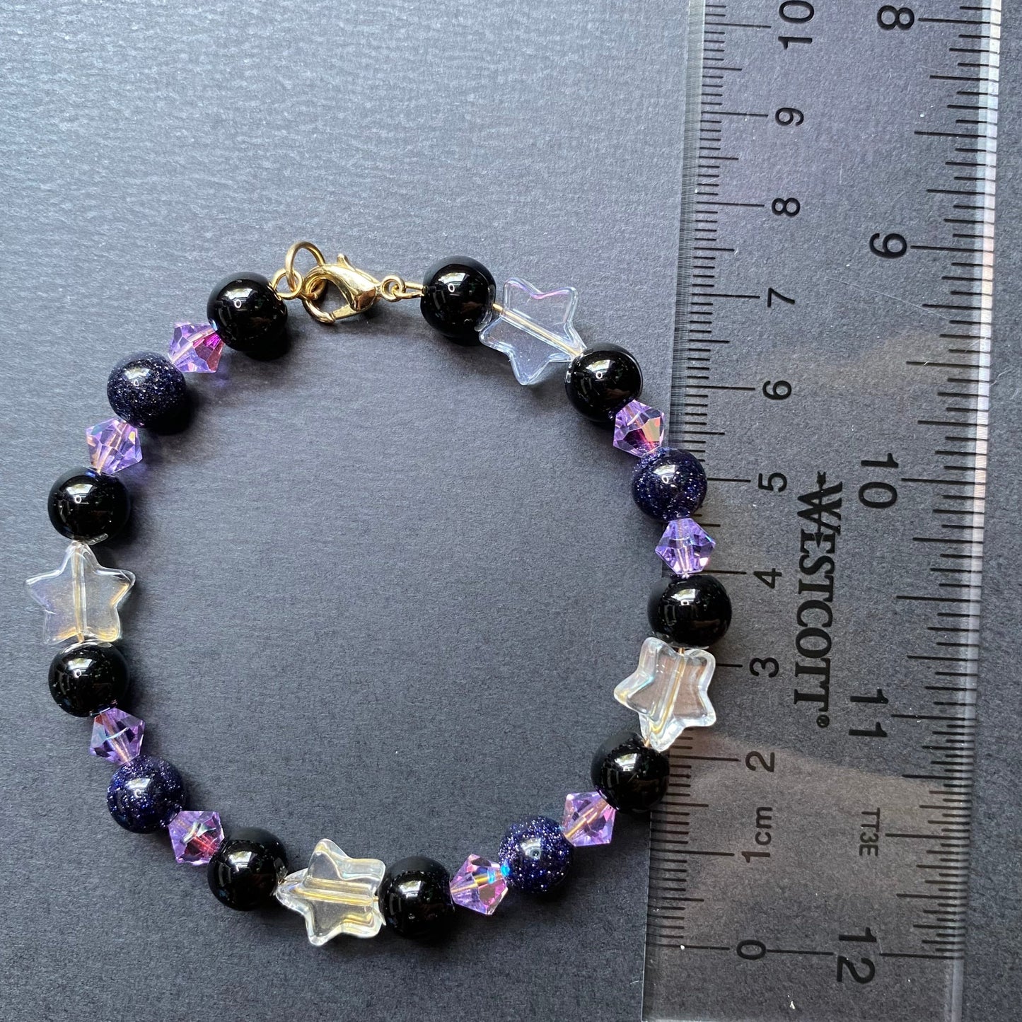 Minecraft Endermen inspired Bracelet, earrings are optional
