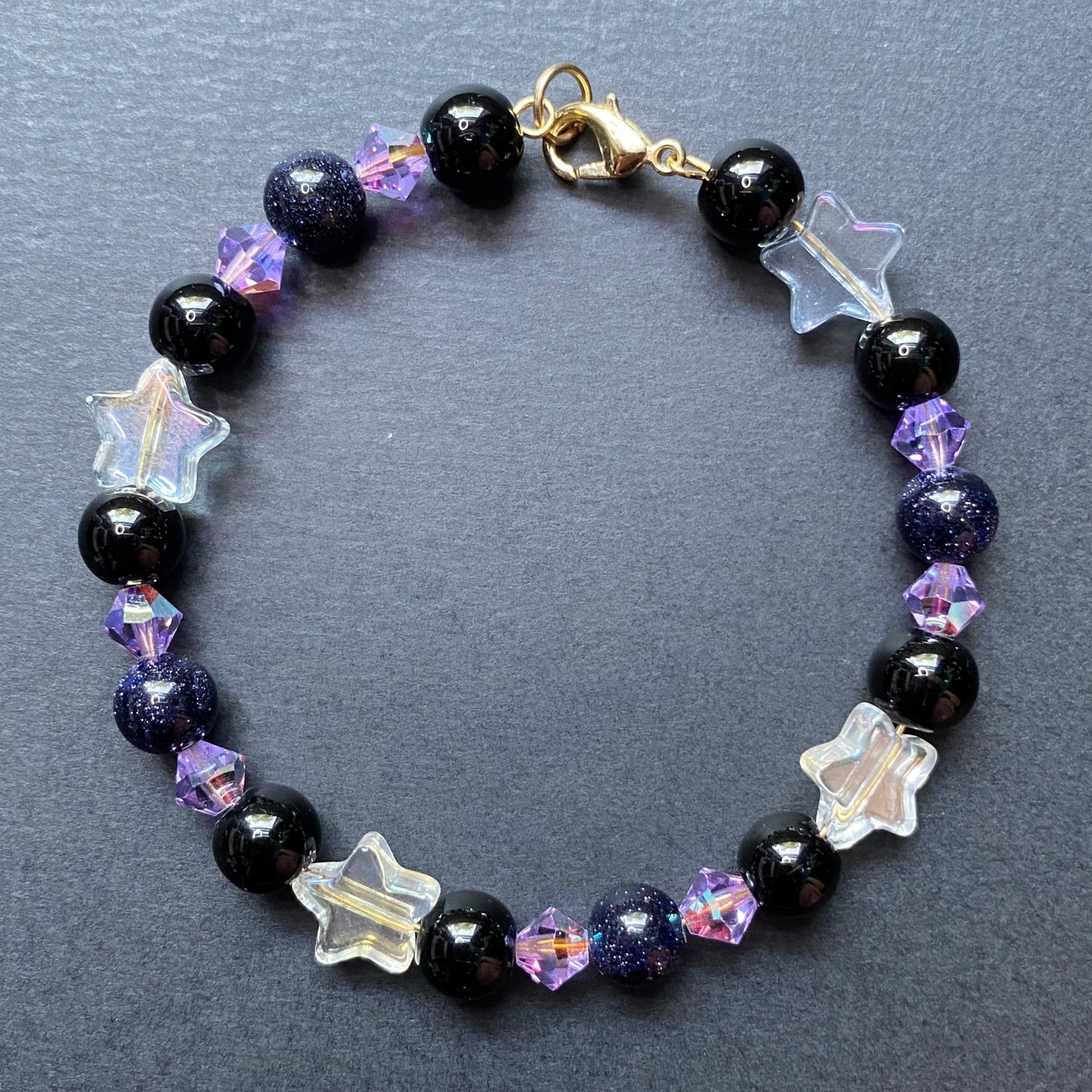 Minecraft Endermen inspired Bracelet, earrings are optional