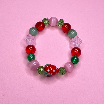 Strawberry Fruit lovers bracelet, elastic