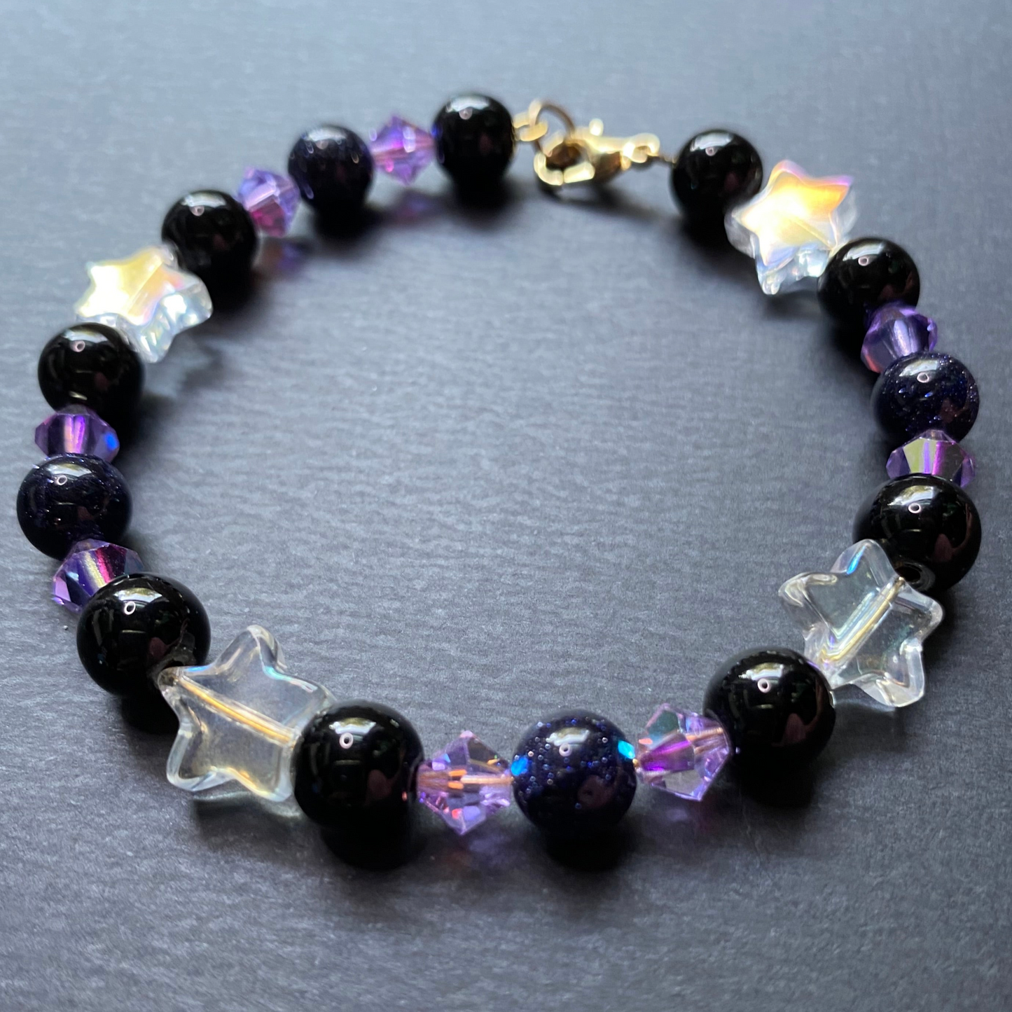 Minecraft Endermen inspired Bracelet, earrings are optional