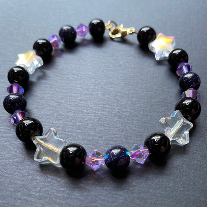 Minecraft Endermen inspired Bracelet, earrings are optional