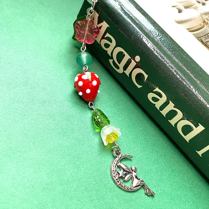 Garden fairy silver hook bookmark