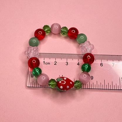 Strawberry Fruit lovers bracelet, elastic