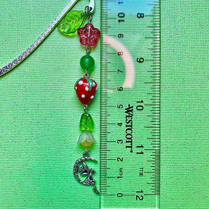 Garden fairy silver hook bookmark