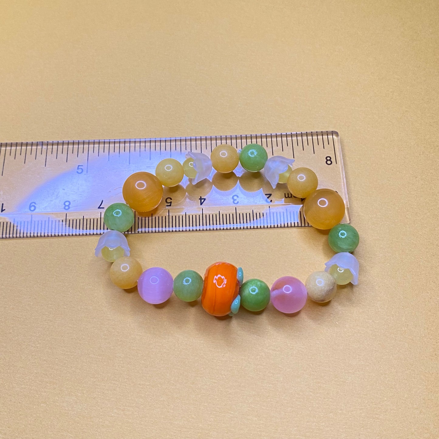 Orange Blossom fruit lovers bracelet, Elastic