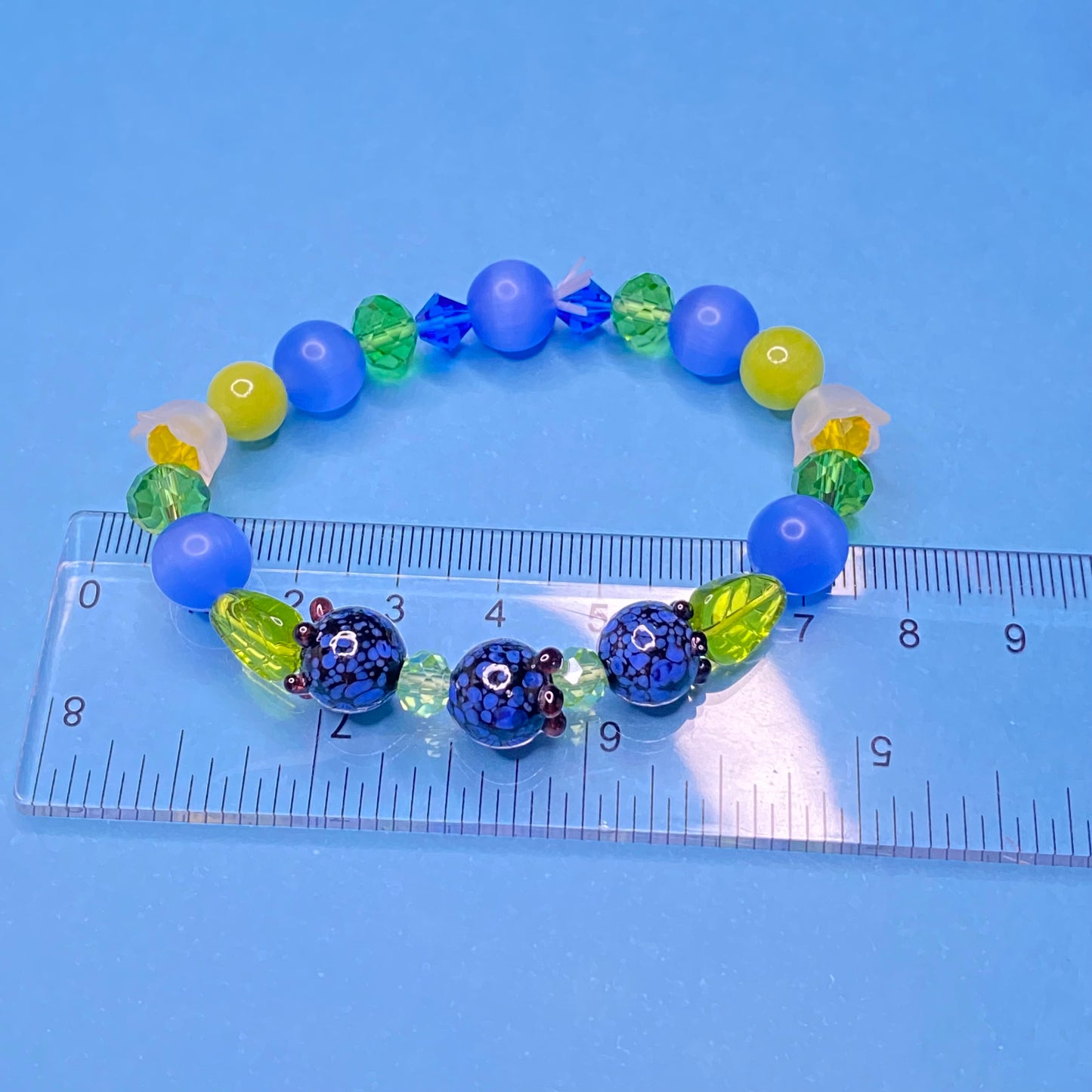 Fruit Lovers blueberry bracelet, elastic