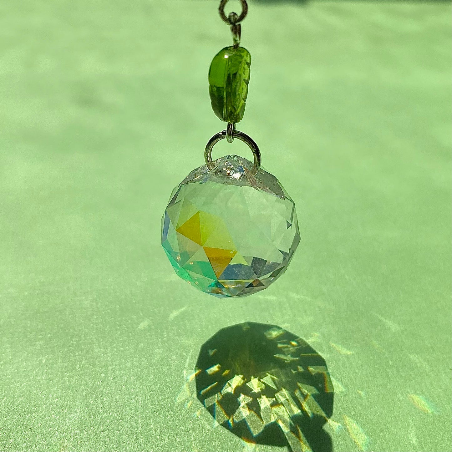 Red mushroom forest fairy sun catcher