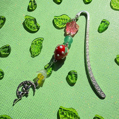 Garden fairy silver hook bookmark