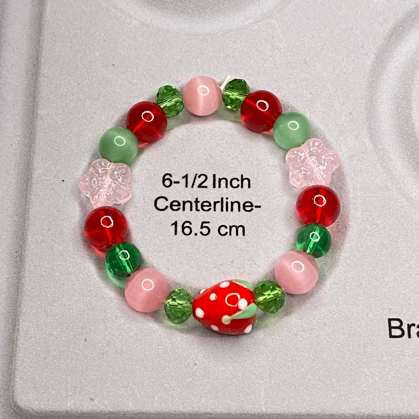 Strawberry Fruit lovers bracelet, elastic