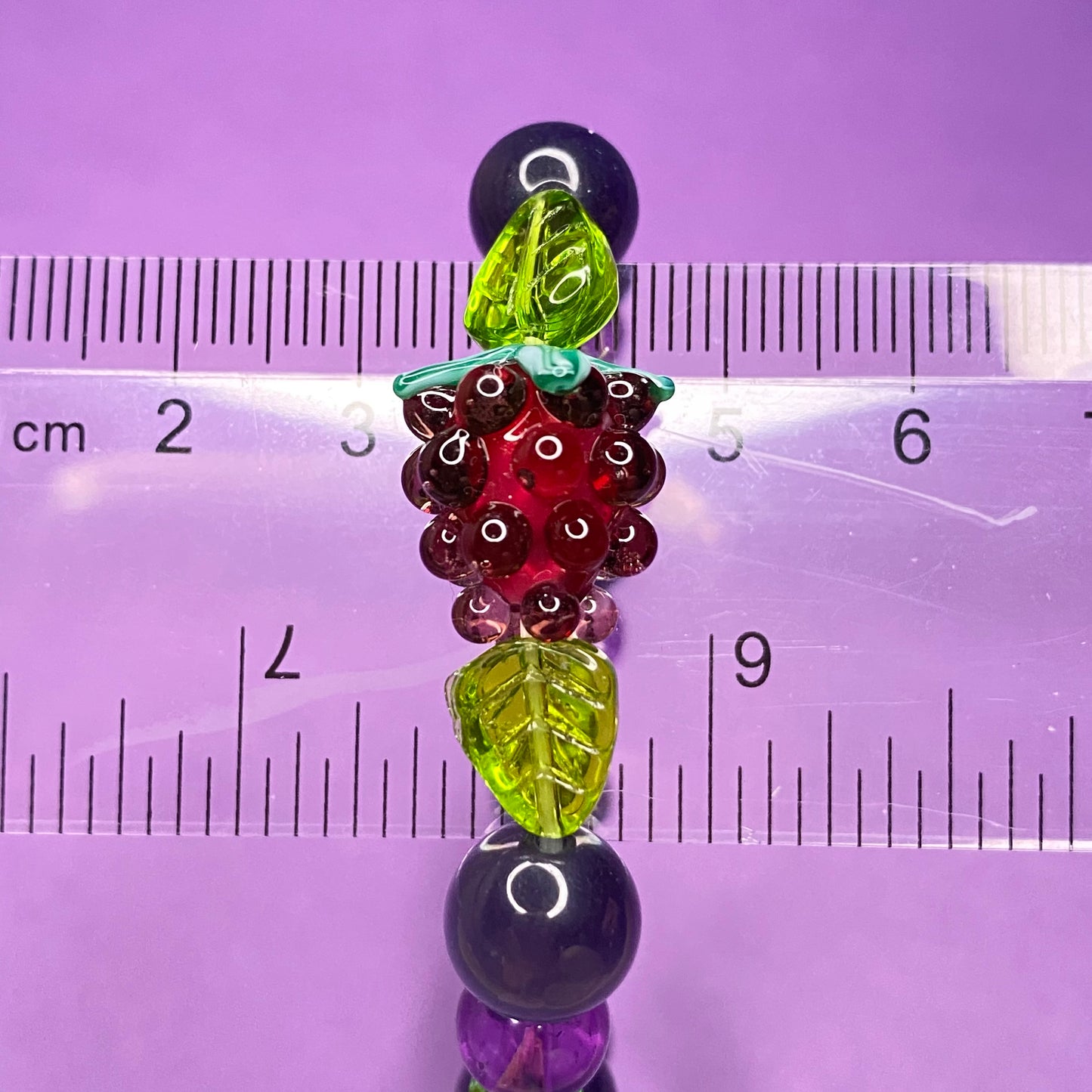 Concord Grape Fruit lovers bracelet, Elastic