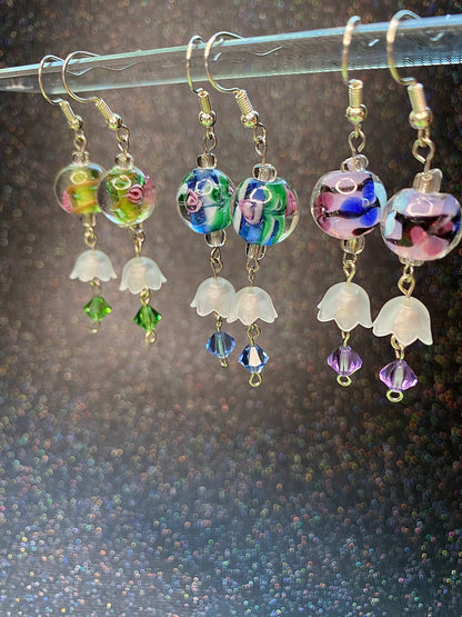 Dainty Floral Fairy Earrings