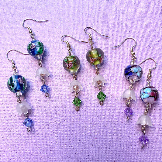 Dainty Floral Fairy Earrings
