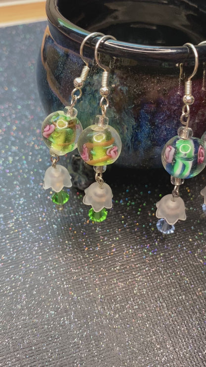 Dainty Floral Fairy Earrings